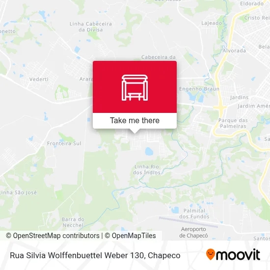 Rua Silvia Wolffenbuettel Weber 130 map