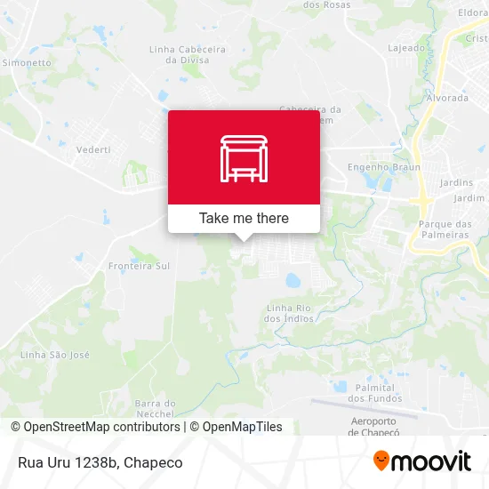 Rua Uru 1238b map