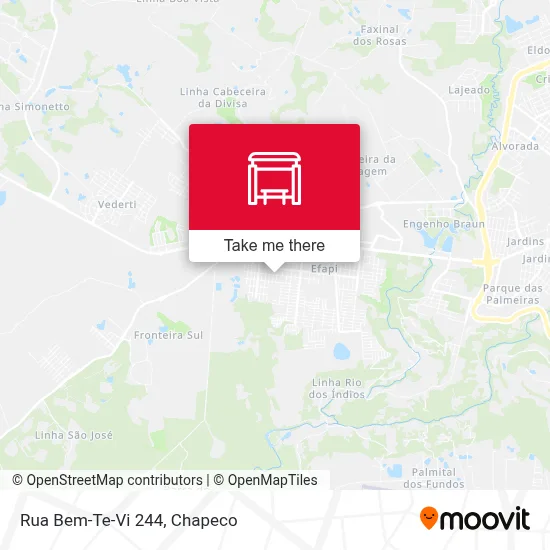 Rua Bem-Te-Vi 244 map