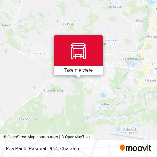 Rua Paulo Pasqualli 954 map