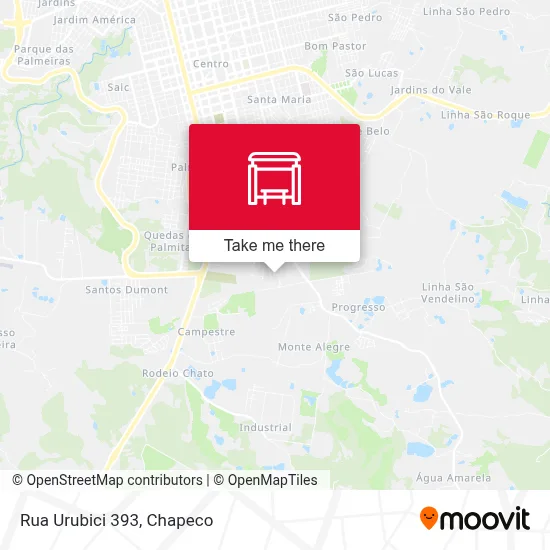 Rua Urubici 393 map
