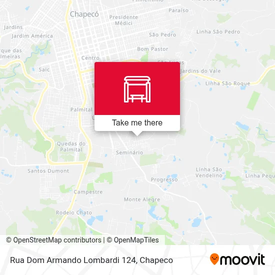 Rua Dom Armando Lombardi 124 map