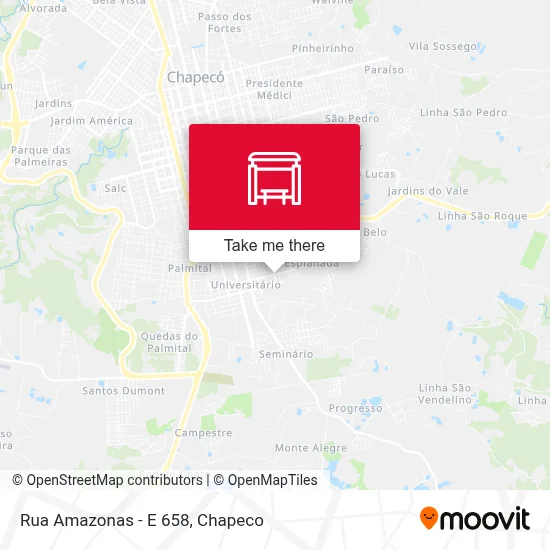 Rua Amazonas - E 658 map