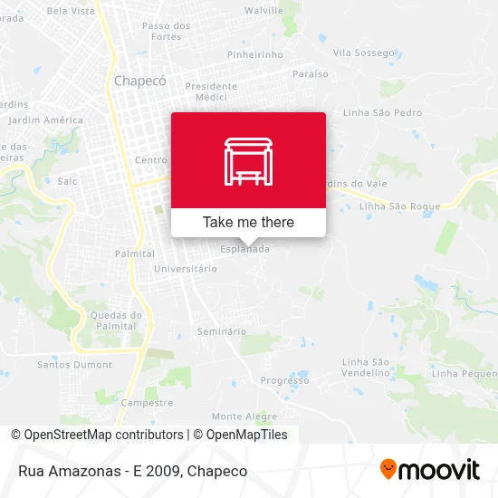 Rua Amazonas - E 2009 map