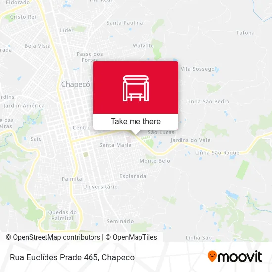 Rua Euclídes Prade 465 map