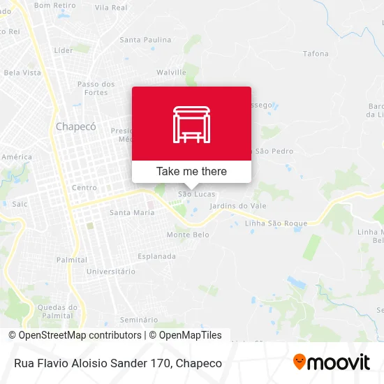 Rua Flavio Aloisio Sander 170 map