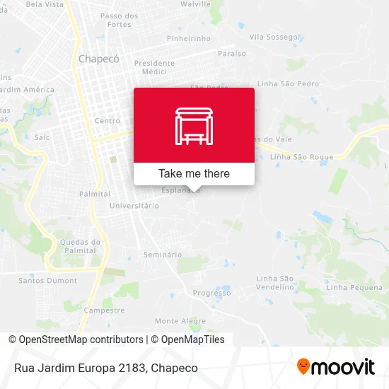 Rua Jardim Europa 2183 map
