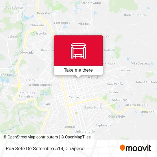 Rua Sete De Setembro 514 map