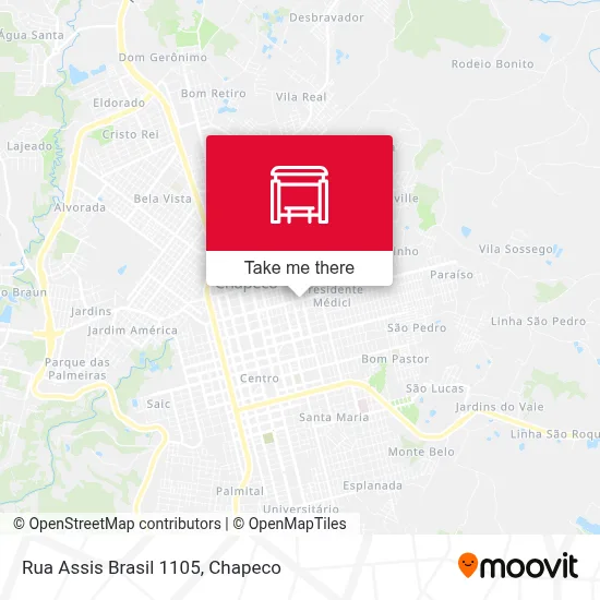 Rua Assis Brasil 1105 map