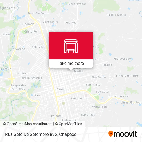 Rua Sete De Setembro 892 map