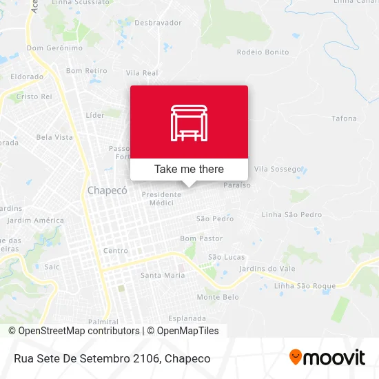 Rua Sete De Setembro 2106 map