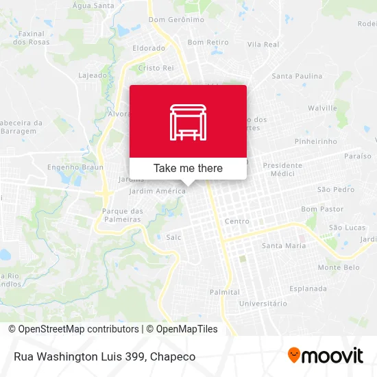 Rua Washington Luis 399 map