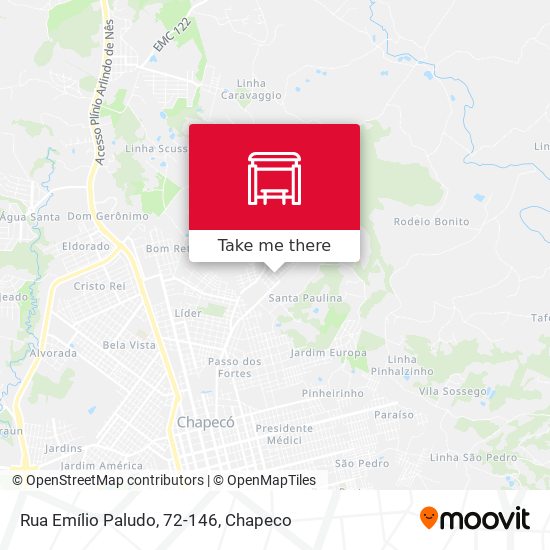 Rua Emílio Paludo, 72-146 map
