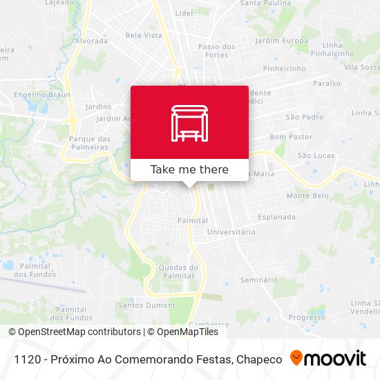 1120 - Próximo Ao Comemorando Festas map