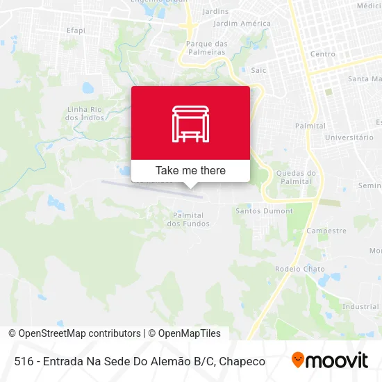 516 - Entrada Na Sede Do Alemão B / C map