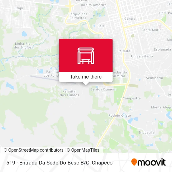 519 - Entrada Da Sede Do Besc B / C map