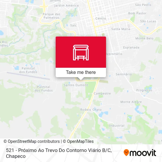 521 - Próximo Ao Trevo Do Contorno Viário B / C map