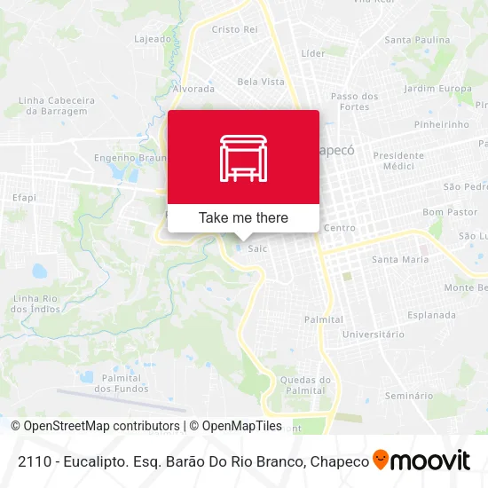 2110 - Eucalipto. Esq. Barão Do Rio Branco map