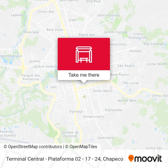 Terminal Central - Plataforma 02 - 17 - 24 map