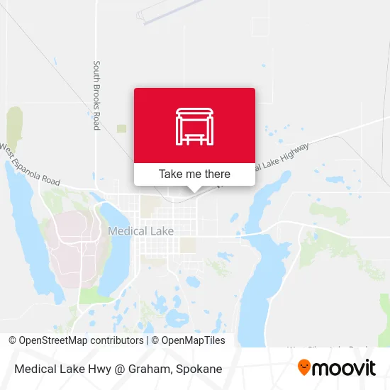 Mapa de Medical Lake Hwy @ Graham