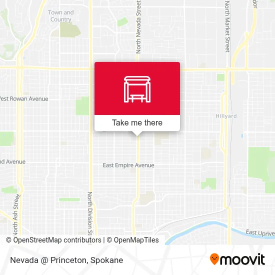 Nevada @ Princeton map