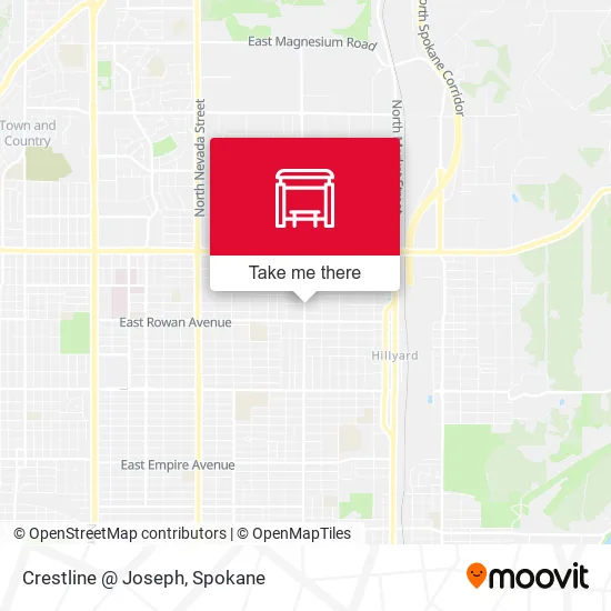 Mapa de Crestline @ Joseph