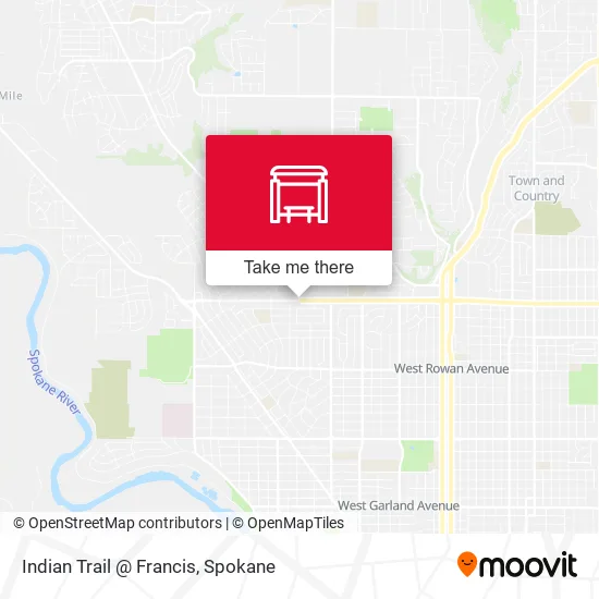 Mapa de Indian Trail @ Francis