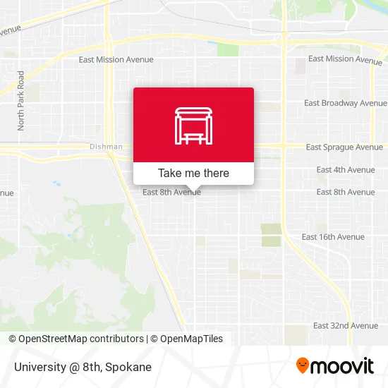 Mapa de University @ 8th