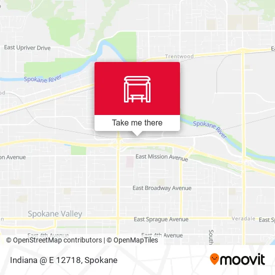 Mapa de Indiana @ E 12718