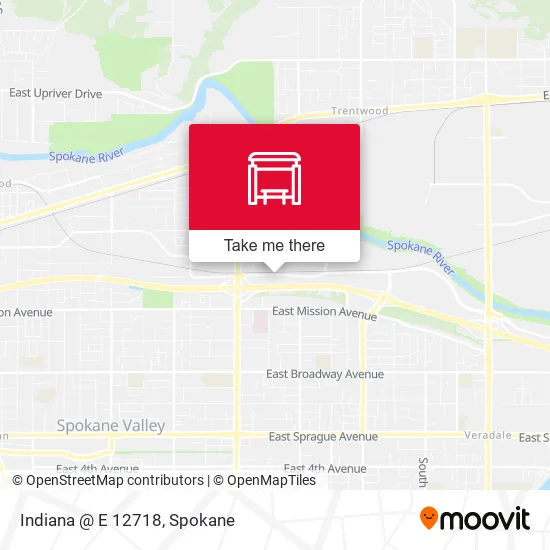 Mapa de Indiana @ E 12718