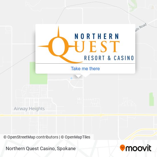 Mapa de Northern Quest Casino