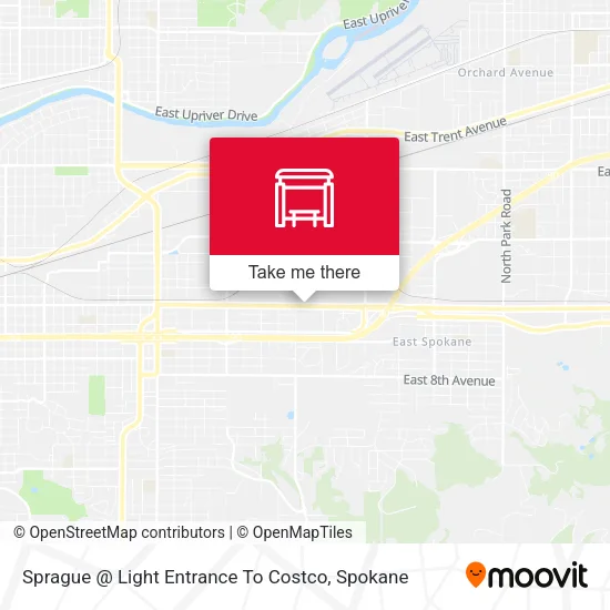 Mapa de Sprague @ Light Entrance To Costco