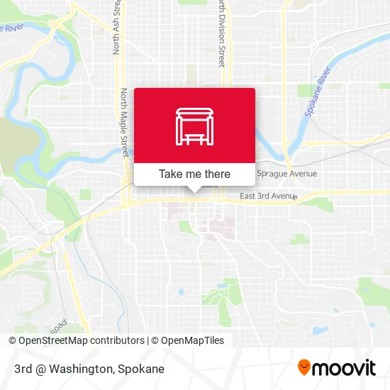Mapa de 3rd @ Washington