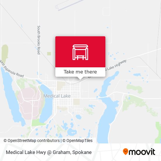 Medical Lake Hwy @ Graham map
