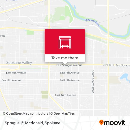 Sprague @ Mcdonald map