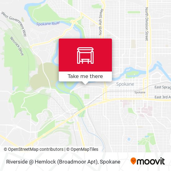 Mapa de Riverside @ Hemlock (Broadmoor Apt)