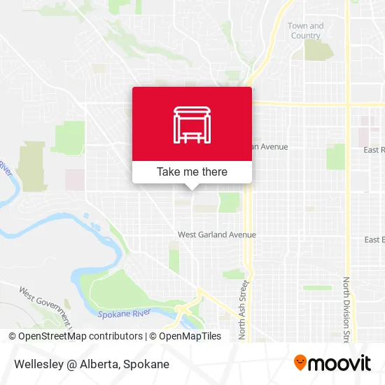 Mapa de Wellesley @ Alberta