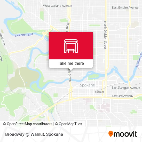Mapa de Broadway @ Walnut