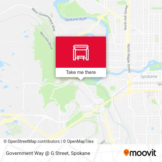 Mapa de Government Way @ G Street