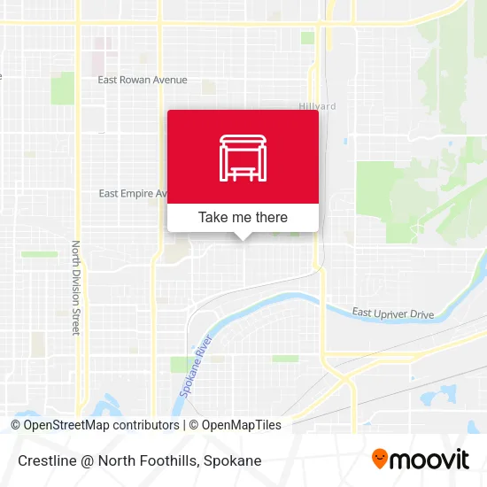 Mapa de Crestline @ North Foothills