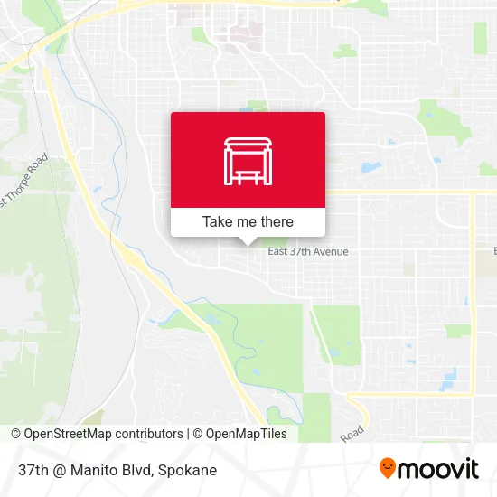 Mapa de 37th @ Manito Blvd