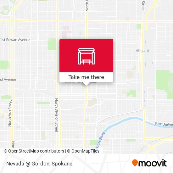 Nevada @ Gordon map