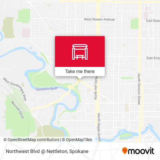 Mapa de Northwest Blvd @ Nettleton