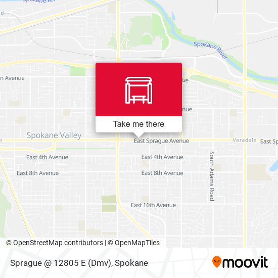 Sprague @ 12805 E (Dmv) map