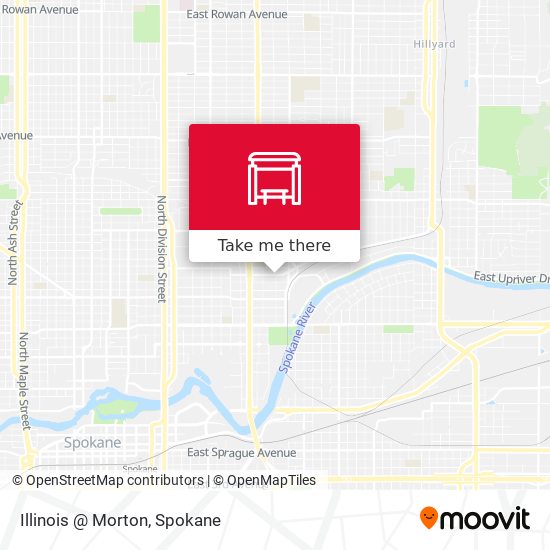 Mapa de Illinois @ Morton