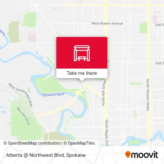 Mapa de Alberta @ Northwest Blvd