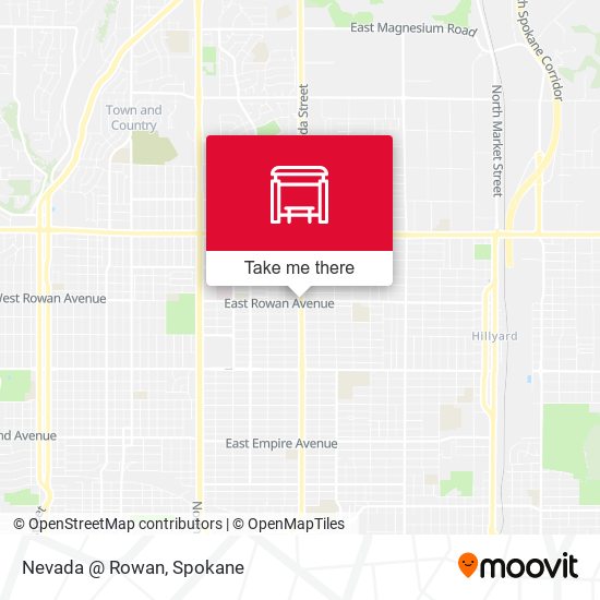 Nevada @ Rowan map