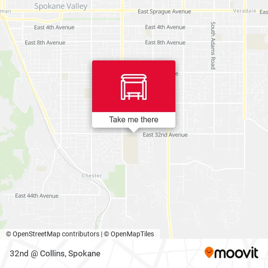 Mapa de 32nd @ Collins