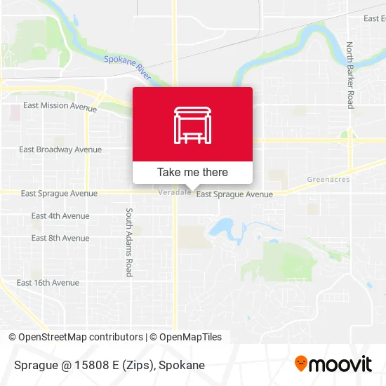 Mapa de Sprague @ 15808 E (Zips)