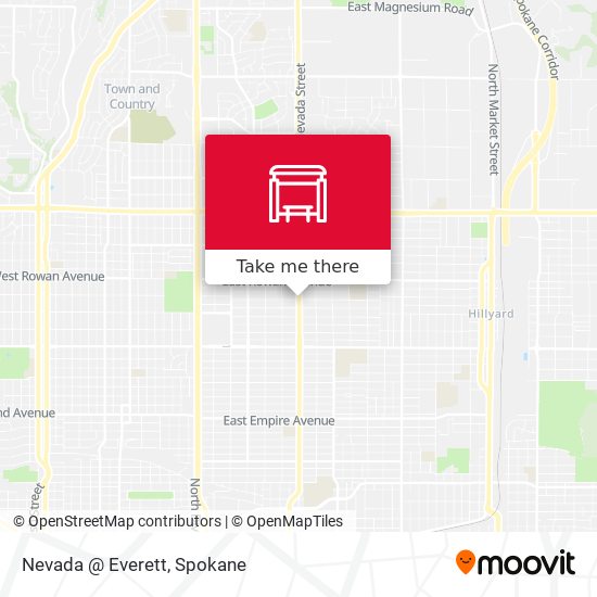 Nevada @ Everett map